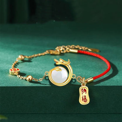 Zodiac Jade Dragon Bracelet 2024 - Bracelets from Dear Cece - Just £7.99! Shop now at Dear Cece