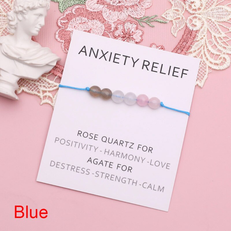Anxiety Relief Healing Crystal Bracelet - Rose Quartz - Jewellery from Dear Cece - Just £8.99! Shop now at Dear Cece