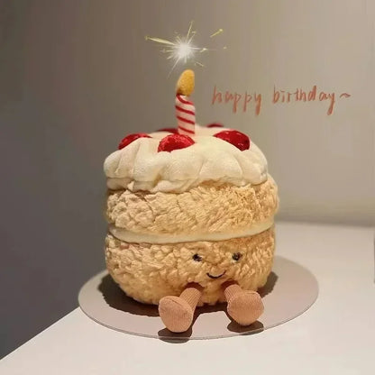 Happy Birthday Cake Plush Toy