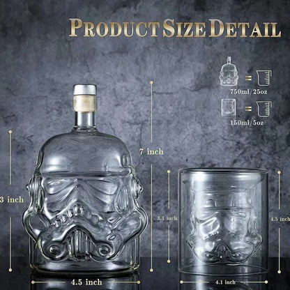 Stormtrooper Decanter and Glass Set - Barware from Dear Cece - Just £29.99! Shop now at Dear Cece