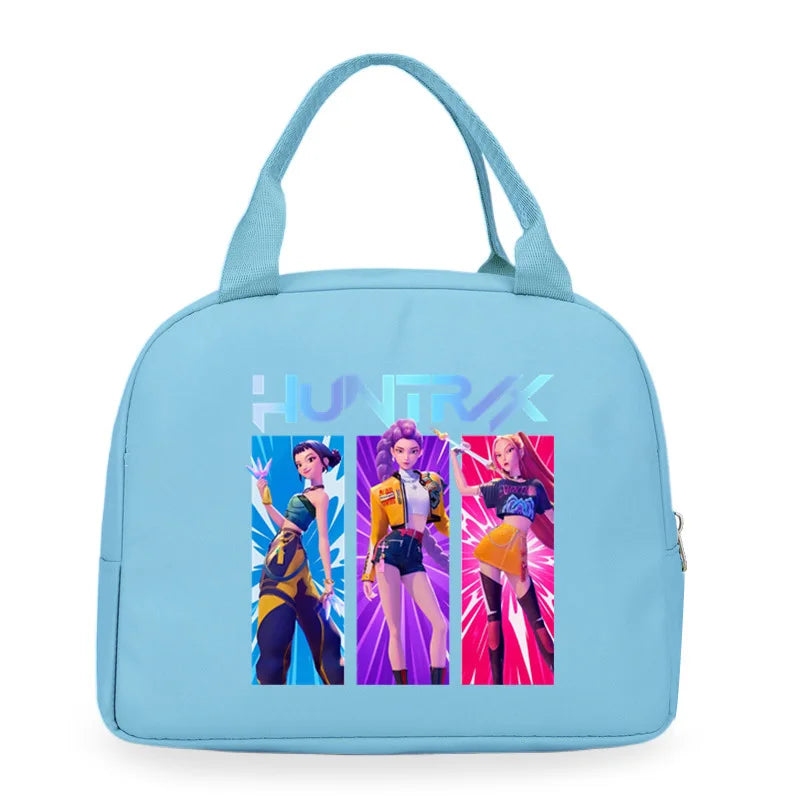 Kpop Demon Hunters Cartoon Lunch Bag