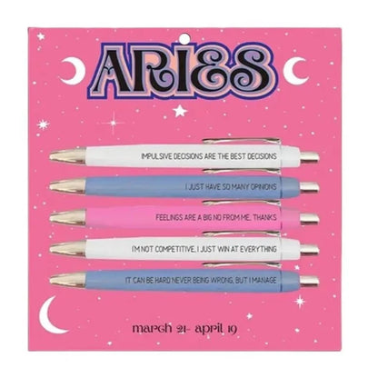 Zodiac Star Sign Novelty Ballpoint Pen Set -  from Dear Cece - Just £14.99! Shop now at Dear Cece