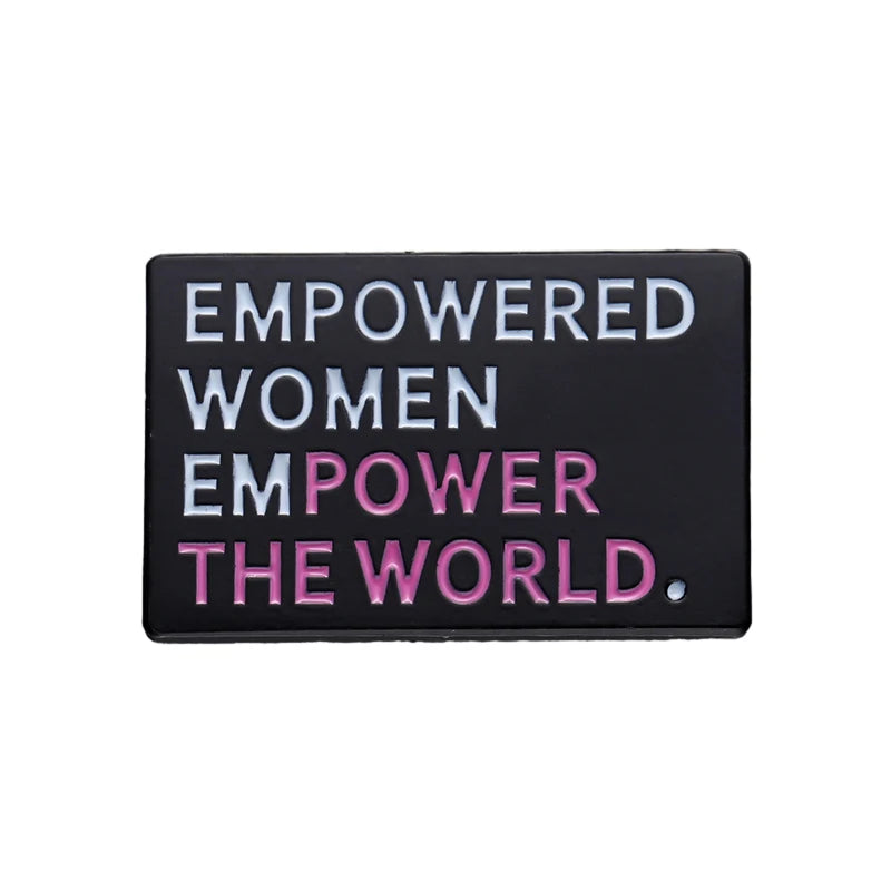 Empowered Women Empower the World Enamel Pin - Brooches from Dear Cece - Just £7.99! Shop now at Dear Cece