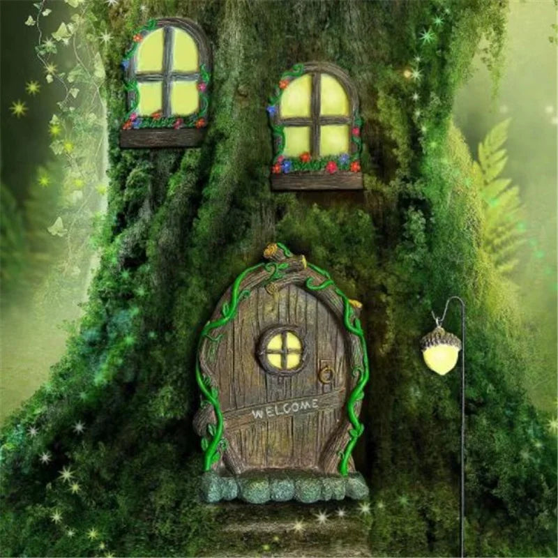 Miniature Garden Fairy Door Set - Outdoor Decorations from Dear Cece - Just £19.99! Shop now at Dear Cece