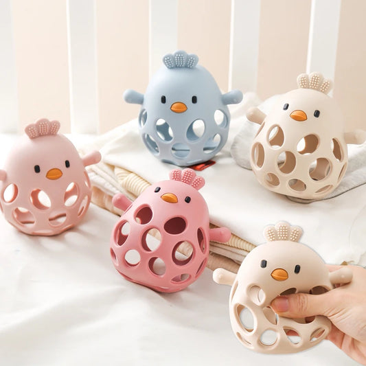 Squishy Chicky BPA Free Silicone Teething Toy