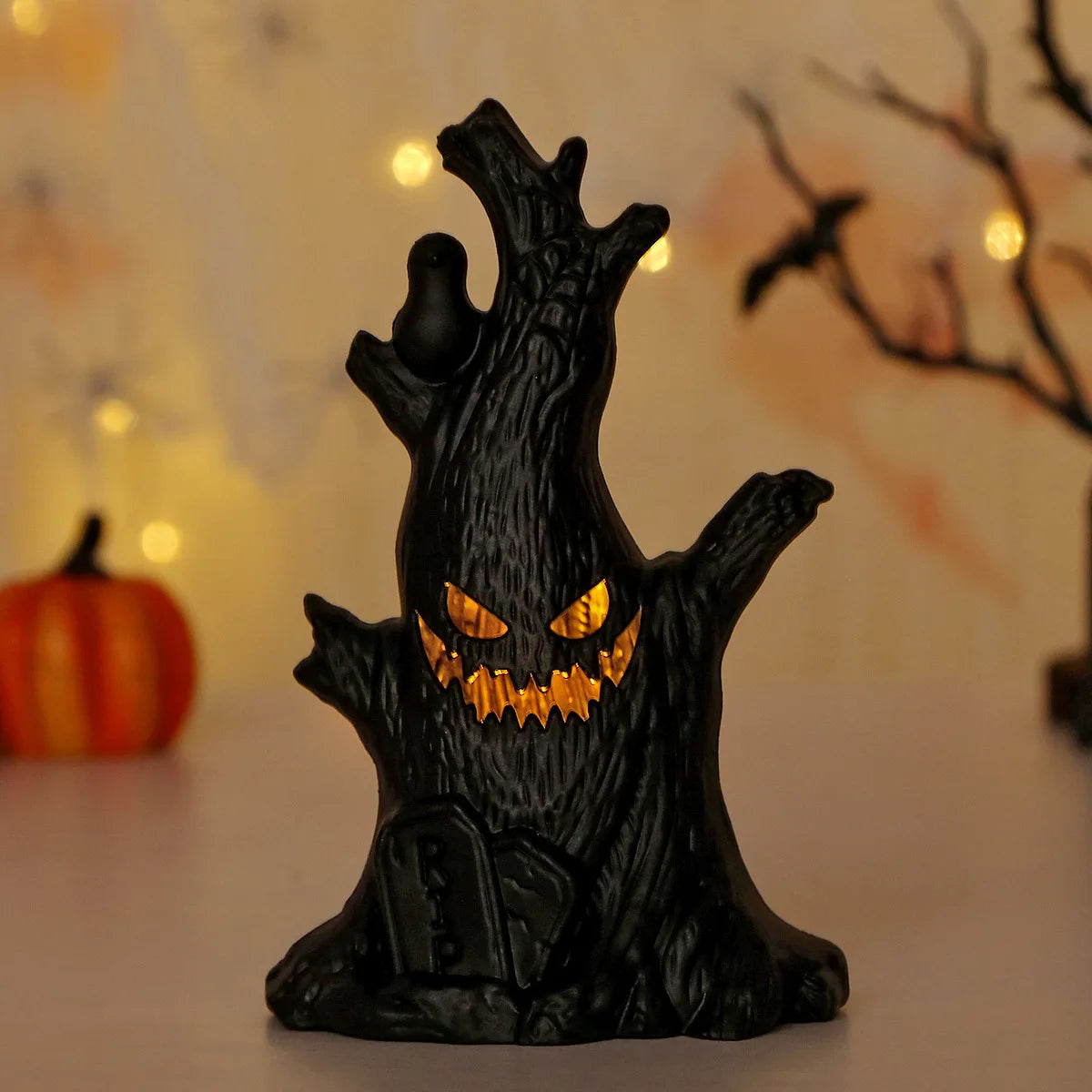 black halloween decoration