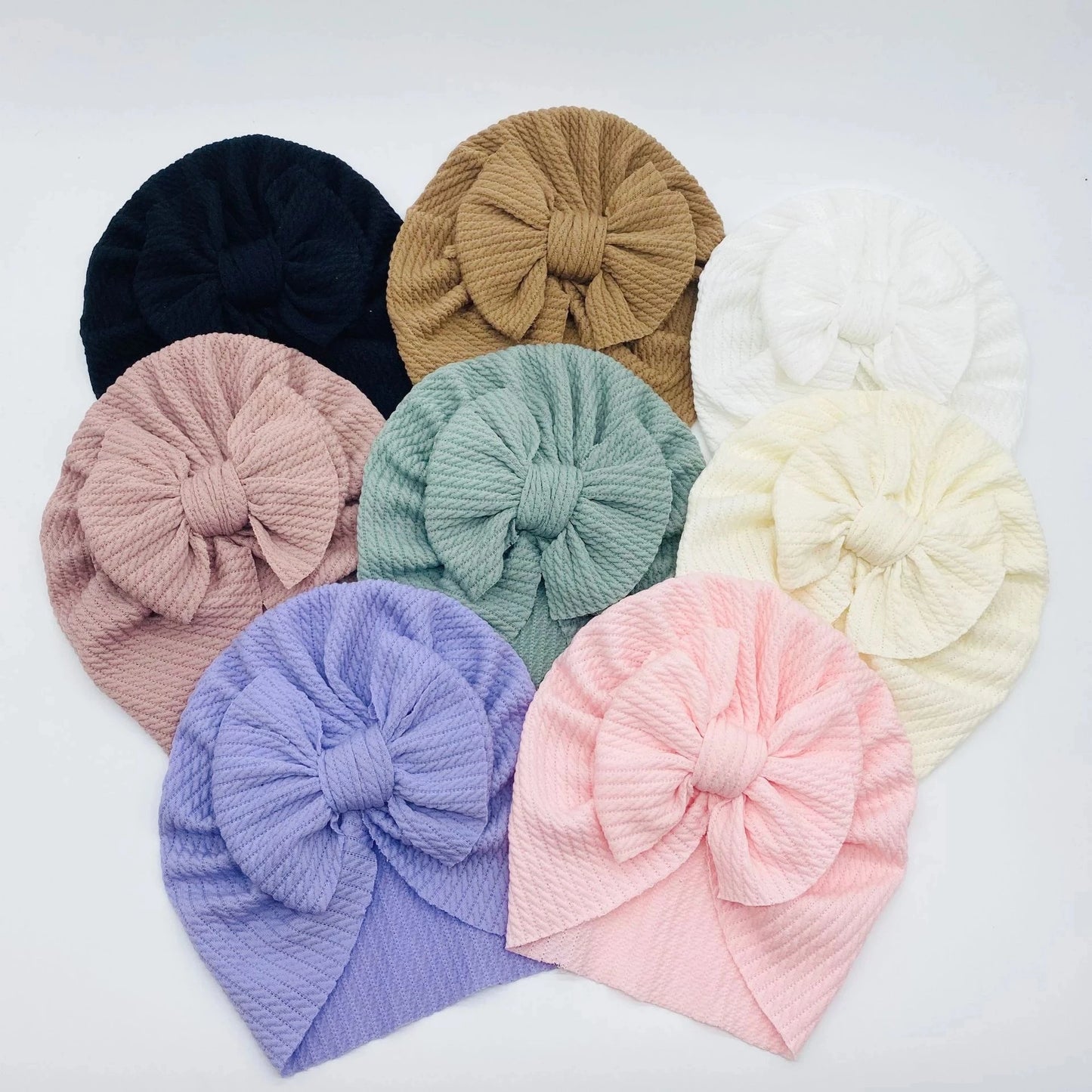 Knotted Cotton Baby Turban