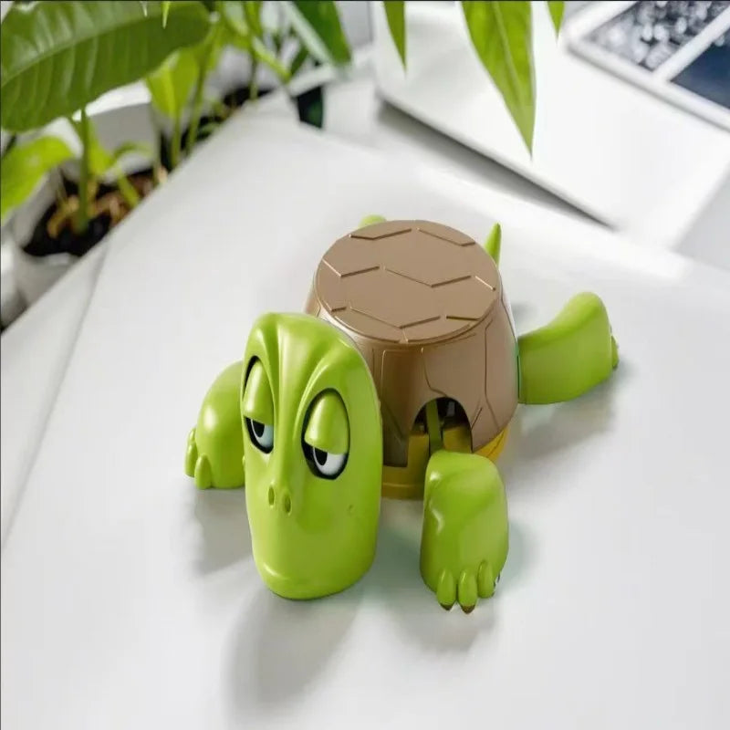 Funny Surprised Turtle 3D Coaster