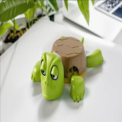 Funny Surprised Turtle 3D Coaster
