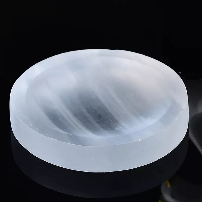 Natural Selenite Crystal Cleansing Bowl - Crystal Healing from Dear Cece - Just £16.99! Shop now at Dear Cece