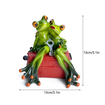 Resin French Frog Collectible Figurines - Home Decor from Dear Cece - Just £32.99! Shop now at Dear Cece