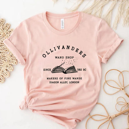 Ollivanders Wand Shop Harry Potter Graphic T-Shirt - T Shirts from Dear Cece - Just £18.99! Shop now at Dear Cece