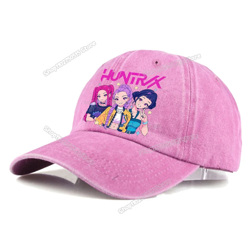 KPop Demon Hunters Retro Washed Baseball Cap