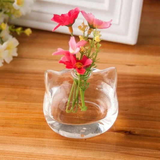 Cat Shaped Terrarium Glass Vase - Vase from Dear Cece - Just £12.99! Shop now at Dear Cece