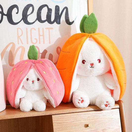Kawaii Fruit Transfigured Bunny Plush Toy - Toys from Dear Cece - Just £14.99! Shop now at Dear Cece