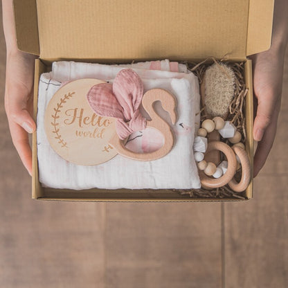 Hello Baby Essentials New Baby Gift Set - Baby Gift Set from Dear Cece - Just £24.99! Shop now at Dear Cece