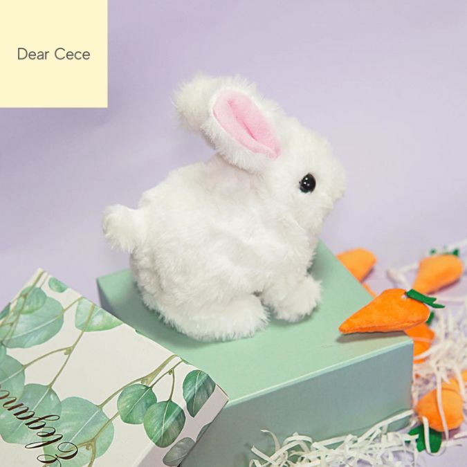 Interactive Pet Bunny Rabbit Robot Toy