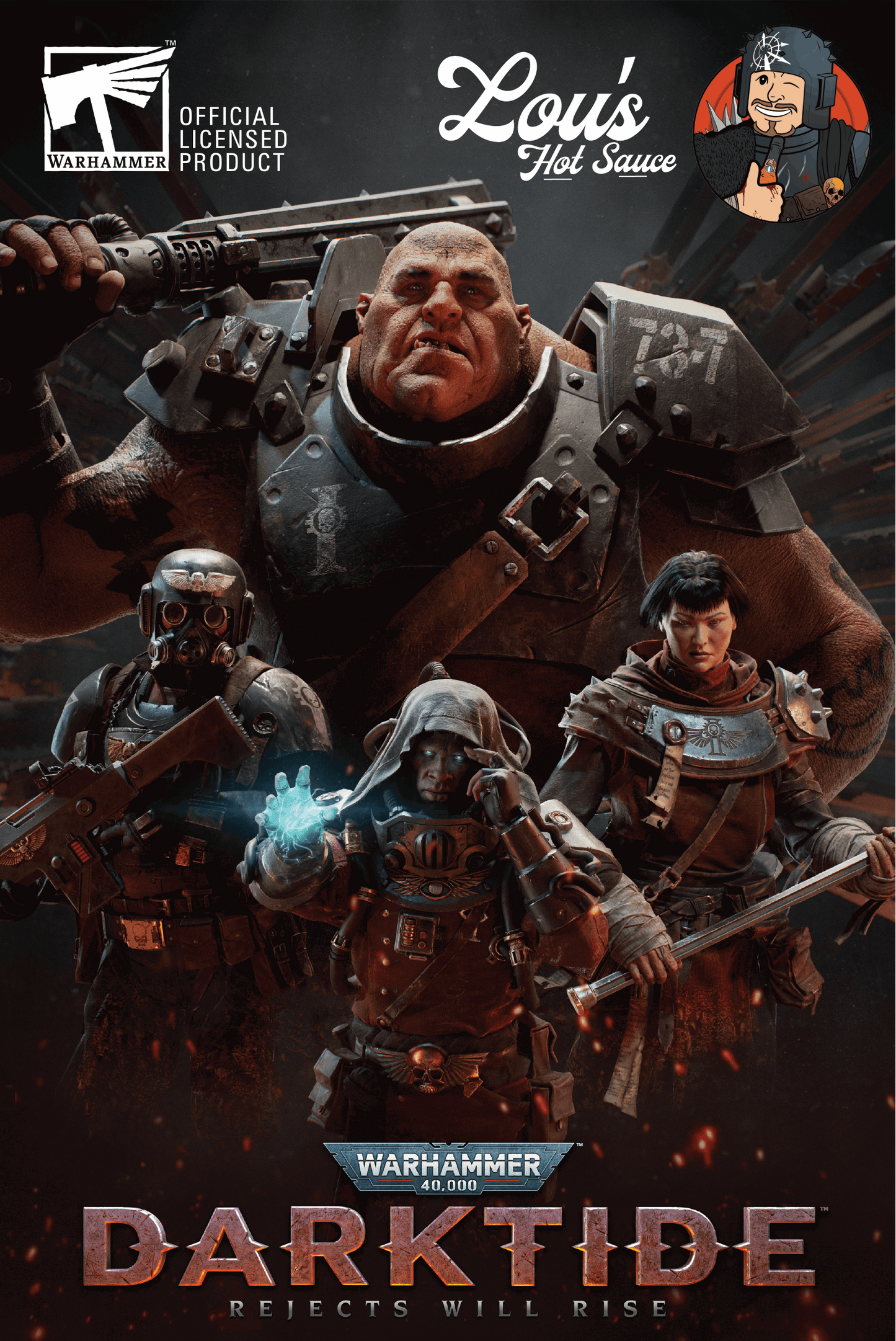 Lou's Brews Official Warhammer 40,000: Darktide Gift Set
