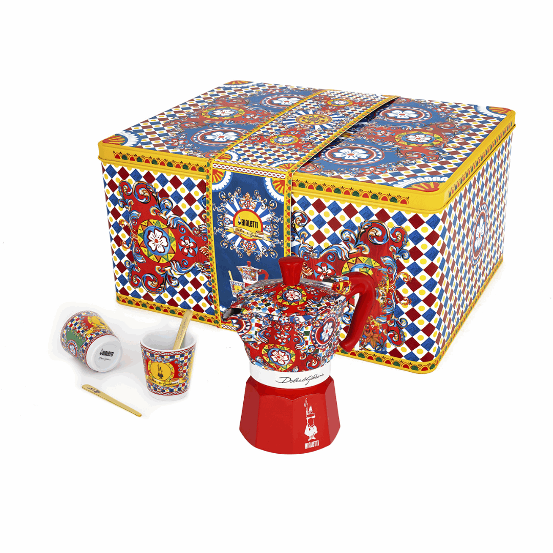 Bialetti X Dolce & Gabbana Sicilian Cart Coffee Gift Set