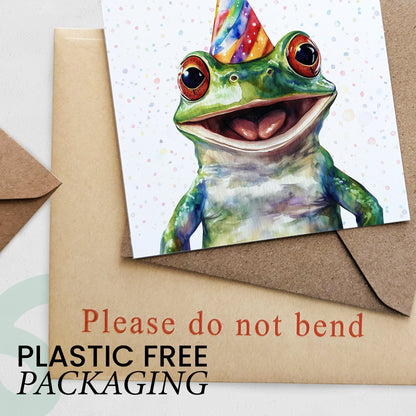 Postcard Prints Frog Birthday Card – A Little Leap of Joy
