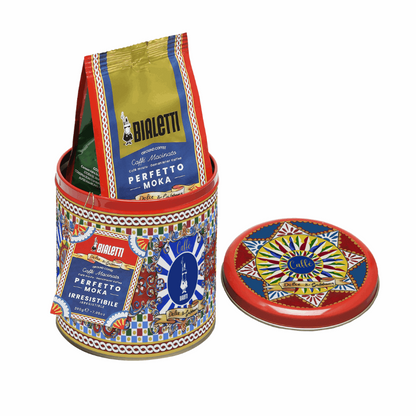 Bialetti X Dolce & Gabbana Sicilian Cart Gift Set (Moka 3 Cup and Coffee)