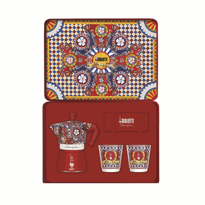 Bialetti X Dolce & Gabbana Sicilian Cart Coffee Gift Set