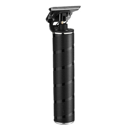 Black hair trimmer on a white background
