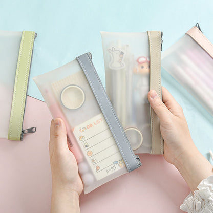 Transparent TPU Leather Pencil Case - Pencil Case from Dear Cece - Just £7.99! Shop now at Dear Cece