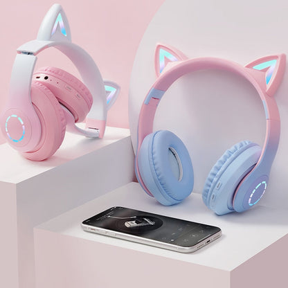 LED Cat Ear Wireless Bluetooth Headphones - Headphones from Dear Cece - Just £24.99! Shop now at Dear Cece