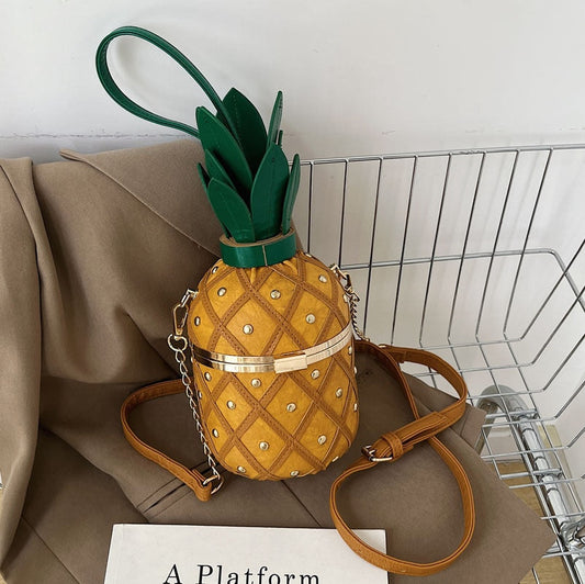 Pineapple Design Cross Body Shoulder Bag - Bags from Dear Cece - Just £39.99! Shop now at Dear Cece